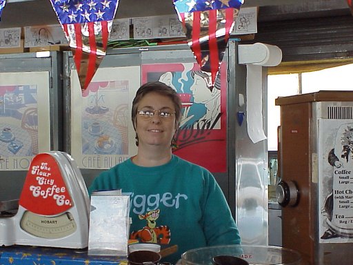 Elaine at the Stand
